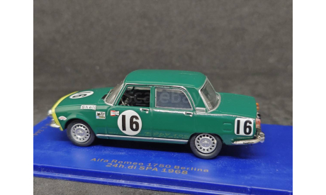 Alfa Romeo Giulia 1750 berlina 24h. Di SPA 1968 #16, масштабная модель, M4, scale43