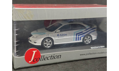 Mazda 6 2004 hatchback belgium police, масштабная модель, J-Collection, scale43