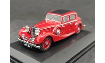 Jaguar SS 2.5 Saloon Maroon 1937, масштабная модель, Oxford, scale43