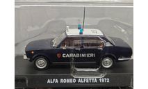 Alfa Romeo Alfetta 1972 carabinieri, масштабная модель, DeAgostini, scale43