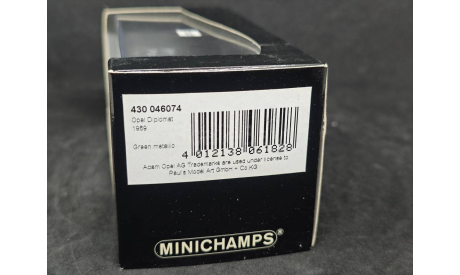 Opel Diplomat 1969, масштабная модель, Minichamps, scale43