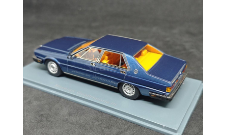 Maserati Quattroporte III 1978 Royal Metallic Blue NEO, масштабная модель, Neo Scale Models, scale43