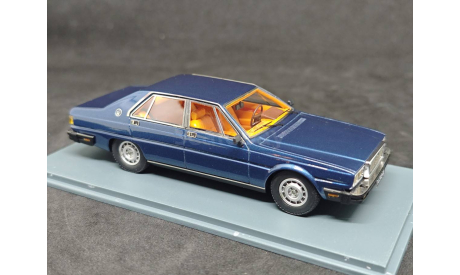 Maserati Quattroporte III 1978 Royal Metallic Blue NEO, масштабная модель, Neo Scale Models, scale43