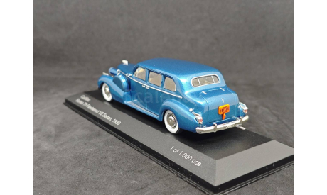 Cadillac Series 75 Fleetwood V8 Sedan 1939, масштабная модель, WhiteBox, scale43