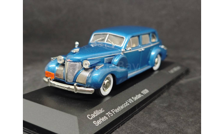 Cadillac Series 75 Fleetwood V8 Sedan 1939, масштабная модель, WhiteBox, scale43