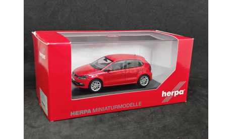 Volkswagen Polo 2014 Herpa, масштабная модель, scale43