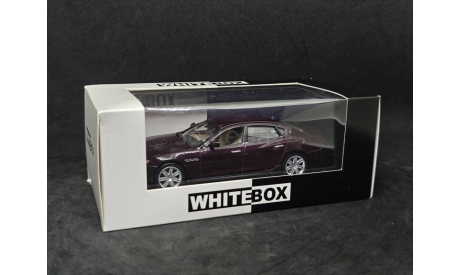 Maserati Quattroporte GTS 2009 Metallic Dark, масштабная модель, WhiteBox, scale43