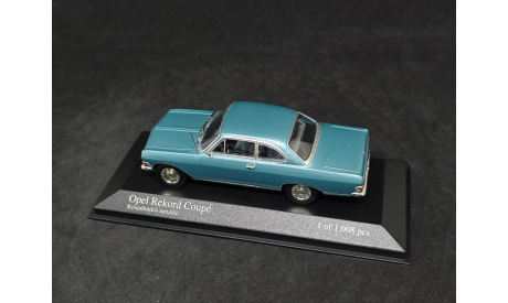 Opel Rekord A Coupe 1962 Minichamps, масштабная модель, scale43
