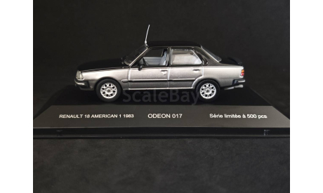 Renault R18 AMERICAN 1 1983 ODEON, масштабная модель, scale43