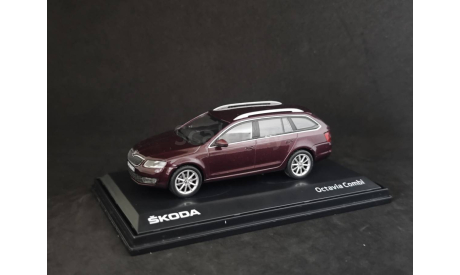 Skoda Octavia III Combi 2013 Rosso Brunello, масштабная модель, Abrex, scale43, Škoda