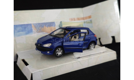 Peugeot 206, масштабная модель, Bauer/Cararama/Hongwell, scale43