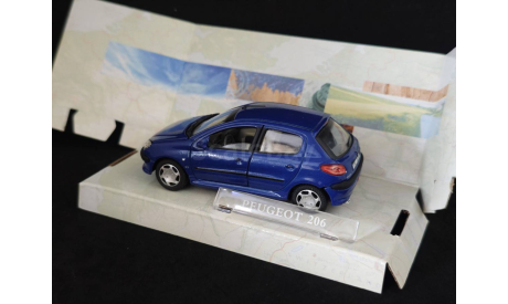 Peugeot 206, масштабная модель, Bauer/Cararama/Hongwell, scale43