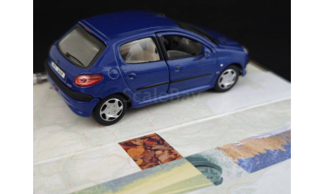 Peugeot 206, масштабная модель, Bauer/Cararama/Hongwell, scale43