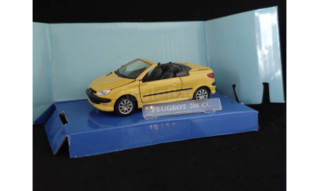 Peugeot 206cc, масштабная модель, Bauer/Cararama/Hongwell, scale43