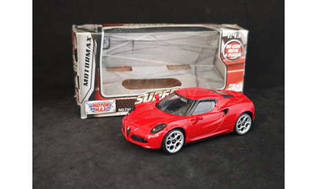 Alfa-Romeo 4c 2013, масштабная модель, MotorMax, scale43, Alfa Romeo