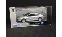 Peugeot 407 coupe, масштабная модель, Welly, scale43