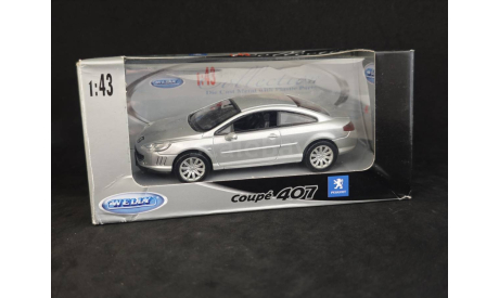 Peugeot 407 coupe, масштабная модель, Welly, scale43