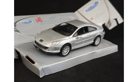 Peugeot 407 coupe, масштабная модель, Welly, scale43