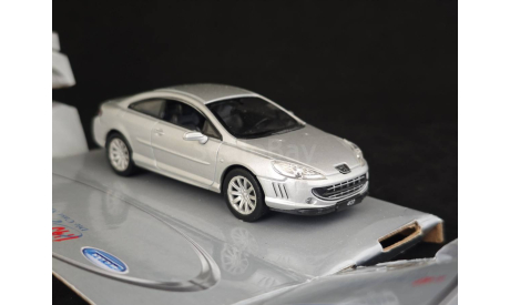 Peugeot 407 coupe, масштабная модель, Welly, scale43