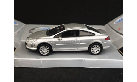 Peugeot 407 coupe, масштабная модель, Welly, scale43