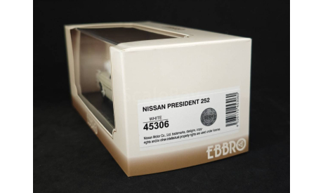 Nissan President h252 Ebbro, масштабная модель, scale43