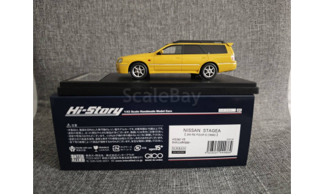 Nissan Stagea 25t Rs Four S 1998 4x4 Hi-Story, масштабная модель, scale43
