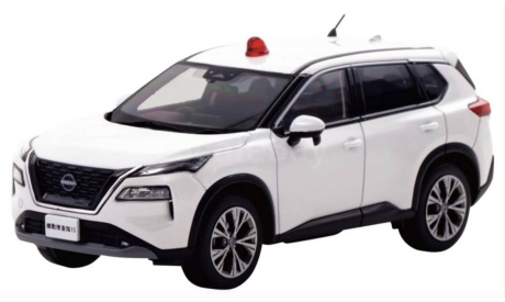 Nissan X-trail S E-4orce T33 police 2022, масштабная модель, Rai’s, 1:43, 1/43