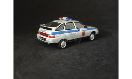 ВАЗ 2112 ДПС, масштабная модель, Автомобиль на службе, журнал от Deagostini, scale43