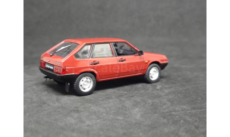 ВАЗ 2109 Спутник 1987-2004, масштабная модель, Автолегенды СССР журнал от DeAgostini, scale43