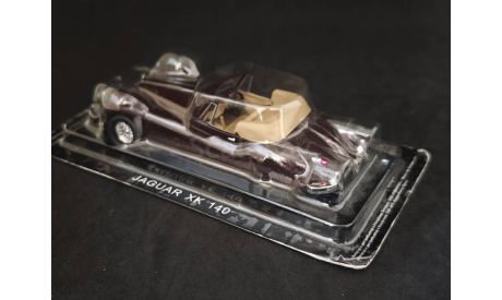 Jaguar XK140, масштабная модель, Суперкары. Лучшие автомобили мира, журнал от DeAgostini, scale43