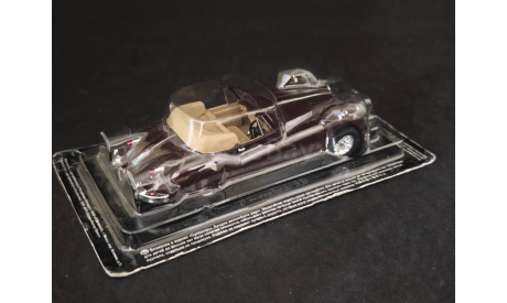 Jaguar XK140, масштабная модель, Суперкары. Лучшие автомобили мира, журнал от DeAgostini, scale43