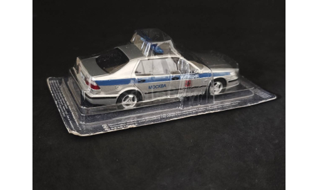 SAAB 9-5 Милиция, масштабная модель, Полицейские машины мира, Deagostini, scale43