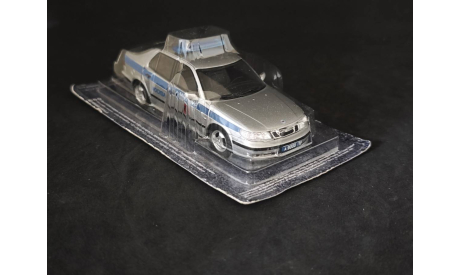 SAAB 9-5 Милиция, масштабная модель, Полицейские машины мира, Deagostini, scale43
