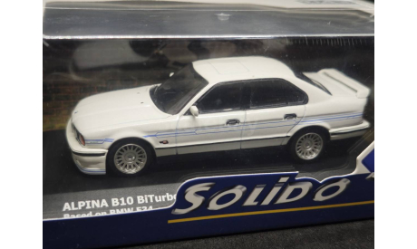 BMW E34 ALPINA B10 Solido, масштабная модель, scale43
