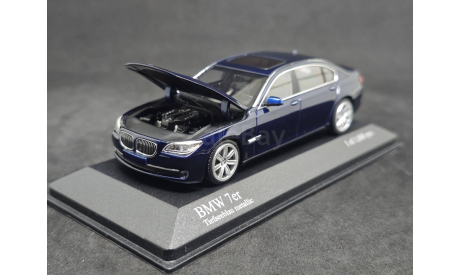 BMW 7 series F02 2008, масштабная модель, Minichamps, scale43