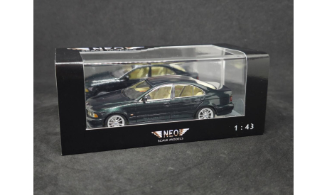 BMW 530d (E39) 2002 Metal Green NEO, масштабная модель, Neo Scale Models, scale43
