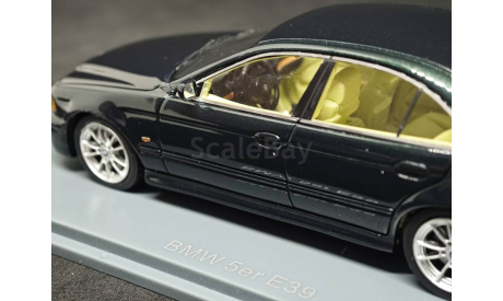 BMW 530d (E39) 2002 Metal Green NEO, масштабная модель, Neo Scale Models, scale43