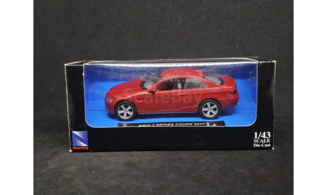 BMW 3 coupe 2007, масштабная модель, New-Ray Toys, scale43