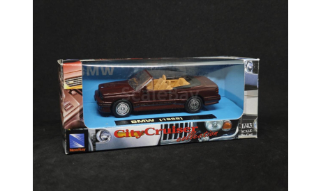 BMW 3 cabrio M3 1988, масштабная модель, New-Ray Toys, scale43