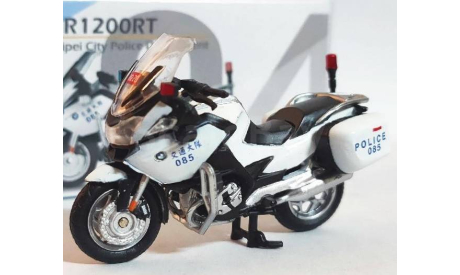 1:43 BMW R1200RT Taiwan Taipei City Police Department - Tiny №04, масштабная модель мотоцикла, 1/43