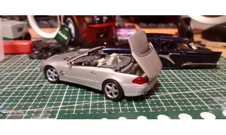 Mercedes-Benz sl500, масштабная модель, Norev, scale43