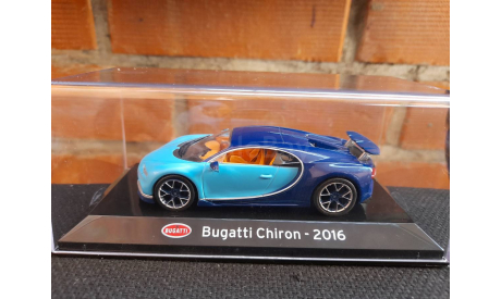 Bugatti Chiron 2016, масштабная модель, Altaya, scale43