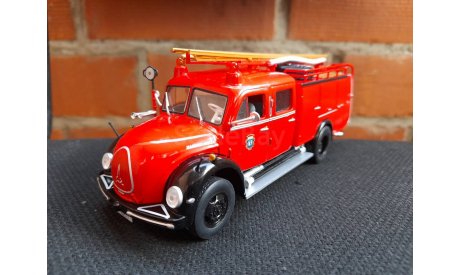 Magirus Deutz Mercur TLF 16 Fire Department Madrid, масштабная модель, Altaya, scale43