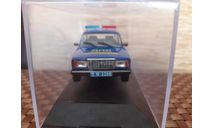 Ваз 2107 ДПС, масштабная модель, Автомобиль на службе, журнал от Deagostini, scale43