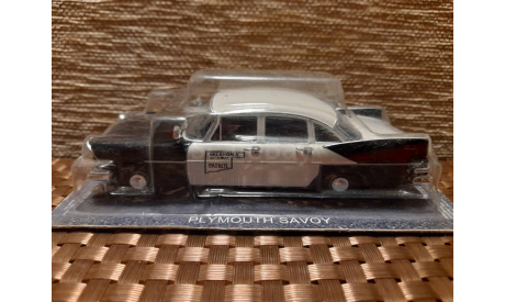 Plymouth Savoy Police, масштабная модель, Полицейские машины мира, Deagostini, scale43, Ford