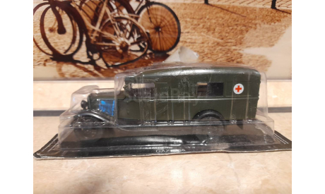 Газ 55, масштабная модель, Автомобиль на службе, журнал от Deagostini, scale43