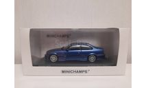 BMW M3 E36 Estoril blau minichamps 1/43, масштабная модель, 1:43