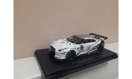 Nissan GT-R R35 GT-1 silverstone 2009, масштабная модель, Ebbro, scale43