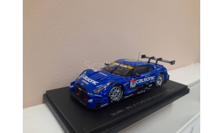 Nissan GT-R R35 Super GT500 2015, масштабная модель, Ebbro, scale43