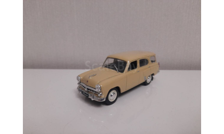 Москвич 423, масштабная модель, Автолегенды СССР журнал от DeAgostini, scale43